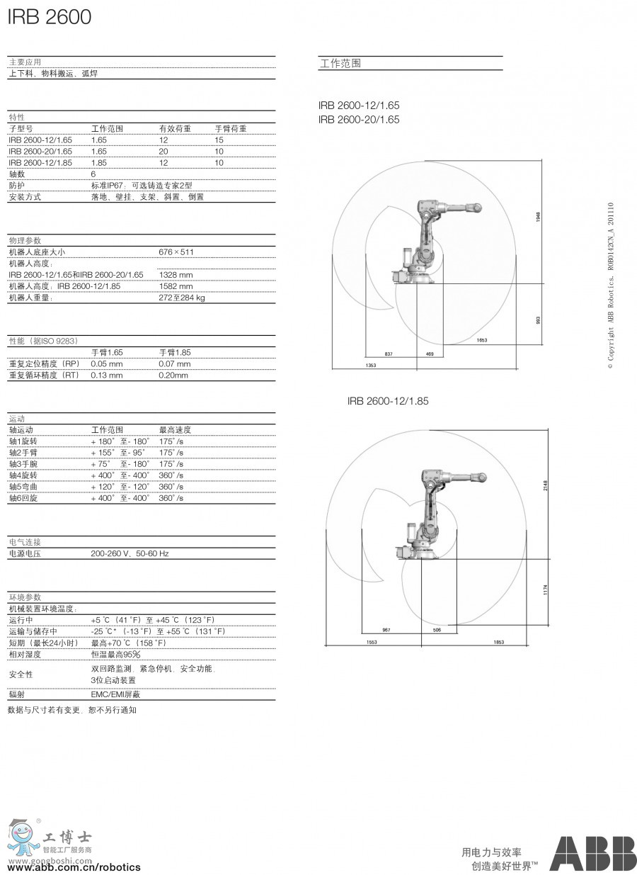 ABB機器人_IRB 2600工業(yè)機器人-2